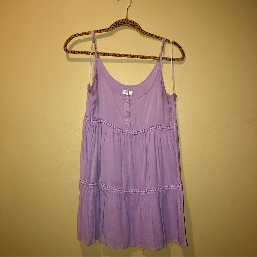 Lavender Flowy Dress
